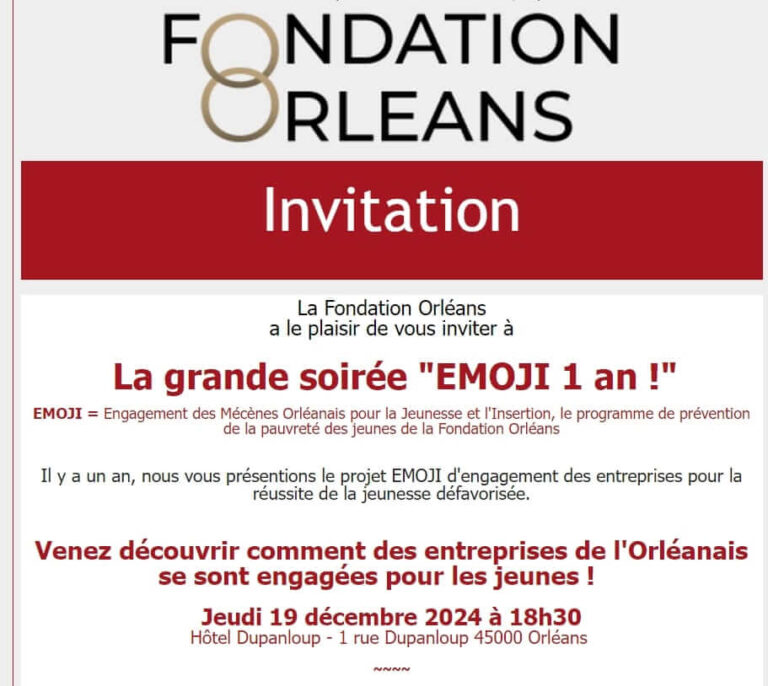Invitation à la grande soirée « EMOJI 1 an »